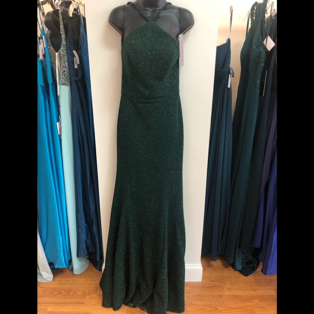 NWT Jovani 59887 In Emerald - Picture 2 of 7